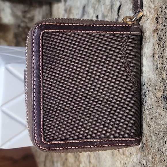 PRADA EUC Logo Jacquard Canvas Wallet - Picture 4 of 8